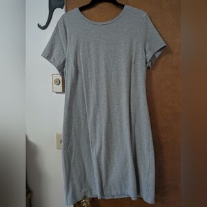 Old Navy Heather Gray Tshirt Dress